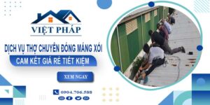 Dịch vụ thợ chuyên đóng máng xối Tôn, Inox, Tole tiết kiệm 10%