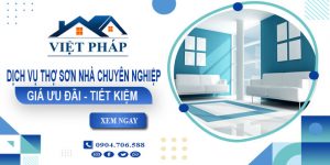 Báo giá dịch vụ thợ sơn nhà tại Hà Nội【Chỉ từ 12.000₫/m²】