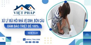 Xử lý mùi hôi nhà vệ sinh, Bồn cầu tại Tp Huế【Triệt để 100%】