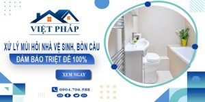 Xử lý mùi hôi nhà vệ sinh, Bồn cầu tại Tp Vinh【Triệt để 100%】