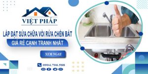 Báo giá lắp đặt sửa chữa vòi rửa chén bát tại Gò Vấp giá rẻ